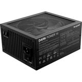 be quiet! DARK POWER 14 alimentation  modulaire 1000 watt Noir, 1x 12V-2x6, 4x PCIe, 1000 W, 100 - 240 V, 1100 W, 50/60 Hz, 10 A, 5 A