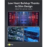 goobay Câble de raccordement ultrafin Cat.6a slim, U/UTP Blanc