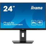iiyama ProLite XUB2497HSN-B2 écran plat de PC 60,5 cm (23.8") 1920 x 1080 pixels Full HD LED Noir Moniteur  Noir (Mat), 60,5 cm (23.8"), 1920 x 1080 pixels, Full HD, LED, 1 ms, Noir