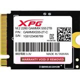 ADATA GAMMIX S55 2 To M.2 PCI Express 4.0 NVMe 3D NAND SSD Noir, 2 To, M.2, 5000 Mo/s