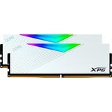 ADATA LANCER RGB module de mémoire 64 Go 2 x 32 Go DDR5, Mémoire vive Blanc, 64 Go, 2 x 32 Go, DDR5, 6000 MHz