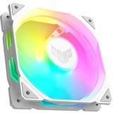 ASUS TUF Gaming TR120 ARGB, Ventilateur de boîtier Blanc/transparent, Refroidisseur d'air, 12 cm, 2000 tr/min, Blanc