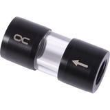 Alphacool 29142 pièce et accessoire pour systèmes de refroidissement d'ordinateurs, Filtre Noir/transparent, Acétal, Acrylique, Noir, Transparent, 1/4", Femelle, Femelle, 48 mm