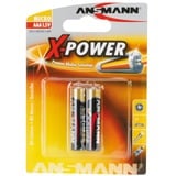 Ansmann Pile alcalines X-Power Micro AAA / LR03, Batterie 