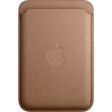 Apple Porte‑cartes en tissage fin pour iPhone avec MagSafe, Étui de protection Taupe