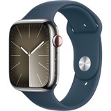 Apple Series 9, Smartwatch Argent/Bleu