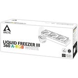 Arctic Liquid Freezer III 360 A-RGB 360mm, Watercooling Blanc