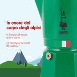 Bialetti Break Alpina, Machine à expresso Vert, 3-kops