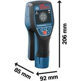 Bosch D-tect 120 multi-détecteur numérique, Appareils de repérage Bleu/Noir, Live cable detector, Détecteur de métaux, Détecteur de fil