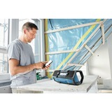 Bosch GPB 18V-2 SC Professional Chantier Noir, Bleu, Radio de chantier Turquoise/Noir, Chantier, DAB+, FM, 87,5 - 108 MHz, 174.928 - 239.2 MHz, 15 W, Noir, Bleu