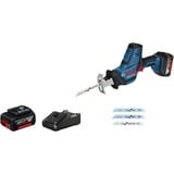 Bosch GSA 18 V-LI C Noir, Bleu, Scie sabre Bleu/Noir, Noir, Bleu, 2,1 cm, 20 cm, 10 cm, Batterie, Lithium-Ion (Li-Ion)