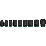 Bosch Set d'embouts à douille d'impact PRO 1/2", 9 pièces, Clés mixtes à cliquet Noir
