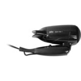 Braun HD130 sèche-cheveux 1200 W Noir Noir, Noir, Anneau de suspension, 1200 W, 100 - 240 V, 50 - 60 Hz, 350 g