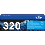 Brother TN-320C - Toner Cyan 1500 pages, Cyan, 1 pièce(s), Vente au détail