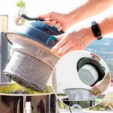 Cecotec Conga Ash 6000 EasyGo Home XL, Aspirateur de cendres Noir