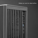 Chieftec Midi Tower BS-20B-OP, Schwarz o.NT Noir boîtier mini tower Noir | 3x USB-A | 1x USB-C
