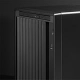 Chieftec Midi Tower BS-20B-OP, Schwarz o.NT Noir boîtier mini tower Noir | 3x USB-A | 1x USB-C