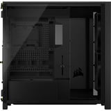Corsair FRAME 5000D WOOD RS boîtier midi tower Noir/bois | 3x USB-C | Verre Trempé