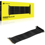 Corsair Premium PCIe 4.0 x16, Câble d'extension Noir, 0,3 mètres