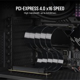 Corsair Premium PCIe 4.0 x16, Câble d'extension Noir, 0,3 mètres
