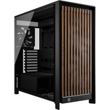 Corsair  boîtier midi tower Noir/bois | 3x USB-C | Window