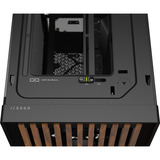 Corsair  boîtier midi tower Noir/bois | 3x USB-C | Window