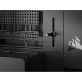 Corsair  boîtier midi tower Noir/bois | 3x USB-C | Window