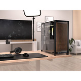 Corsair  boîtier midi tower Noir/bois | 3x USB-C | Window