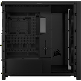 Corsair  boîtier midi tower Noir/bois | 3x USB-C | Window