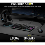 Corsair clavier gaming Noir, Layout États-Unis, Corsair OPX