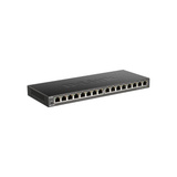 D-Link DGS-1016S/E, Switch Non-géré, Gigabit Ethernet (10/100/1000), Full duplex