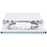 Digitus Boîte de fusion fibre optique, équipée, 6x LC-APC DX, OS2, Boîte de raccordement Gris