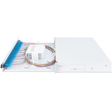 Digitus Boîte de fusion fibre optique, équipée, 6x LC-APC DX, OS2, Boîte de raccordement Gris