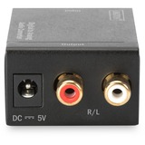 Digitus DS-40133 convertisseur audio Noir Noir, 5 V, 1000 mA, 0,5 W, 50 mm, 40 mm, 30 mm