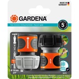 GARDENA Kit de raccords de tuyau 19 mm (3/4"), Raccord de tuyau Gris/Orange, 18275-20