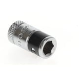 GEDORE Adaptateur d'embout 1/4" carré > 1/4" hexagonal Chrome