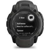 Garmin Instinct 2X Solar, Smartwatch Gris foncé