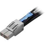 HighPoint 8644-8644-210 câble Serial Attached SCSI (SAS) 1 m Noir Noir, 1 m, Droit, Droit, Mâle/Mâle, Noir, SSD7184, SSD7144, RS6540