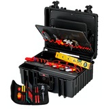 KNIPEX Coffret à outils "Robust34" Électrique, 26 pièces, Set d'outils Noir