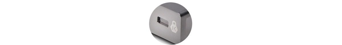 Kensington Encoche de sécurité pour Mac Studio, Adaptateur Argent, Adaptateur de verrouillage, Argent, 1 pièce(s), Zinc, Mac Studio, 15,2 mm