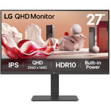 LG 27BA45QB-B écran plat de PC 68,6 cm (27") 2560 x 1440 pixels Quad HD LCD Noir Moniteur Noir, 1x DisplayPort, 2x HDMI, 68,6 cm (27"), 2560 x 1440 pixels, Quad HD, LCD, 5 ms, Noir