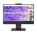 Lenovo ThinkVision T24-4v 23.8" Moniteur Noir, 1x DisplayPort, 1x HDMI, 1x VGA, 1x USB-C, 3x USB-A, 120 Hz, 60,5 cm (23.8"), 1920 x 1080 pixels, Full HD, LCD, 6 ms, Noir