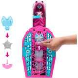 Mattel Skulltimate Secrets – Coffret Monstrueux Secrets Catty Noir, Poupée Poupée mannequin, Femelle, 4 an(s), Garçon/Fille, 321,5 mm, 700 g