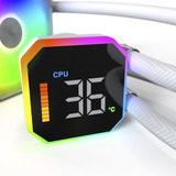 Montech HyperFlow Digital 360, Watercooling Blanc