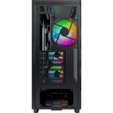 Montech X5 boîtier midi tower Noir | 2x USB-A | 1x USB-C | RGB | Window