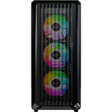 Montech  boîtier midi tower Noir | 2x USB-A | 1x USB-C | RGB | Window