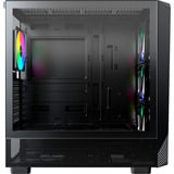 Montech  boîtier midi tower Noir | 2x USB-A | 1x USB-C | RGB | Window