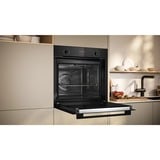 Neff N 30 B2CVG6AK3 four 71 L Noir Noir, Moyenne, Four électrique, 71 L, 71 L, 50 - 275 °C, Hydrolytique + Pyrolytique