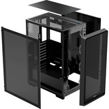 Ocypus  boîtier midi tower Noir | 2x USB-A | 1x USB-C | Window
