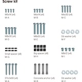 One for all Support mural TV pivotant Noir/Blanc